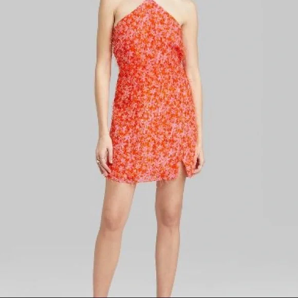 NEW Wild Fable Orange Dress - Picture 2 of 4